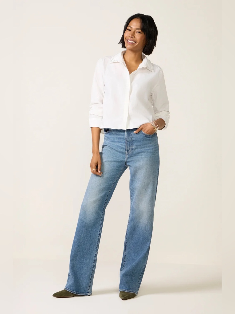 Pistola Petite Evie High Rise Slim Bootcut Jean
